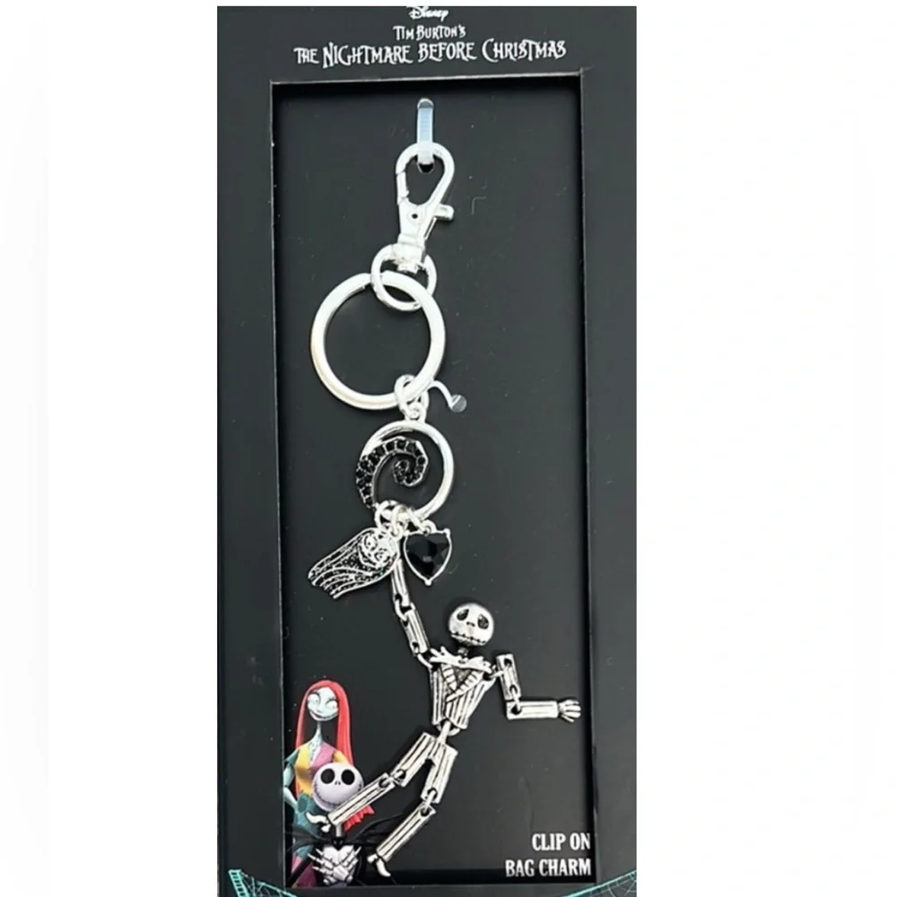 NWT ⚜️🖤⚜️ Disney x The Nightmare Before Christmas Key Chain Bag Charm